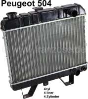 peugeot engine cooling p 504 radiator new part 4 P72079 - Image 1