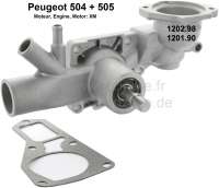 peugeot engine cooling p 504505 water pump 504 18l P72921 - Image 1