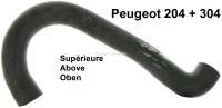 peugeot engine cooling radiator hose on top 204 304 xk4 P72342 - Image 1