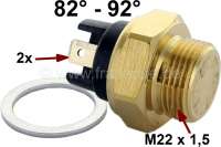 peugeot engine cooling temperature switch coolant 92o 82o thread m22 2x P72047 - Image 1