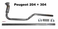 peugeot exhaust system p 204304 pipe front solo connection P72465 - Image 1
