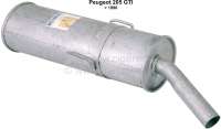 Peugeot - P 205, rear silencer. Suitable for Peugeot 205 GTI, starting from year of construction 199