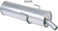 peugeot exhaust system p 205 rear silencer tu engines P72618 - Image 1