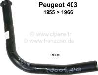 Peugeot - P 403, exhaust pipe (elbow pipe) in front. Suitable for Peugeot 403 sedan + BREAK. Only su