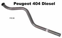 peugeot exhaust system p 404d elbow pipe front only 404 diesel P72632 - Image 1