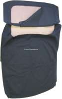 Peugeot - Folding top for Peugeot 404 upto 1967, with ingle window, colour: black, made of 
