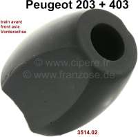 Peugeot - P 203/403, rubber stop front axle (per piece). Suitable for Peugeot 203 + Peugeot 403. Ove