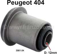 Alle - P 404, bonded-rubber bushing A-arm. Suitable for Peugeot 404. Inside diameter: 12mm. Outsi