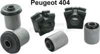 Alle - P 404, front axle rubber repair set (for anti roll bar). Suitable for Peugeot 404.