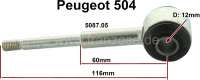 Alle - P 504, anti roll bar rod (ouple rod). Suitable for Peugeot 504, to No. 1702473. Or. No. 50