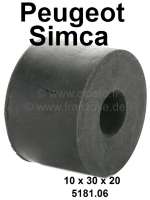 Peugeot - Rubber mounting for the couple rod. Suitable for Peugeot 304, 504, 505, 604. Simca 1307/13