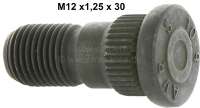 Peugeot - Wheel bolt M12 x 1.25 x 30mm. Suitable for Peugeot 104, 404 (starting from year of constru