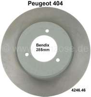 peugeot front brake hydraulic parts p 404 disk 1 P74461 - Image 1
