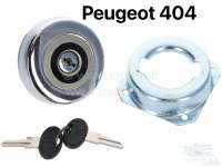 Peugeot - Filler cap, chromed, lockable, for Peugeot 404