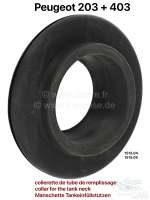 Peugeot - P 203, rubber sleeve for the fuel tank. Suitable for Peugeot 203, 1 series