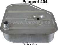 Peugeot - Fuel tank Peugeot 404 (Carburetor), for vehicles with spare wheel in the luggage compartme