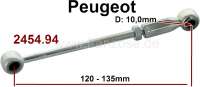 Peugeot - Gear lever (tie bar) for the gear shift. For ball: 10,0mm. Overall length: 120 - 135mm. Or