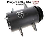 Peugeot - P 203/403, DC alternator (17mm belt width). Suitable for Peugeot 203 + 403, Vespa 400. New