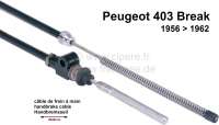 peugeot hand brake cable handbrake 403 1956 till 1962 break 2020mm P74428 - Image 1