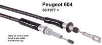peugeot hand brake cable handbrake 604 starting 081977 P74434 - Image 1
