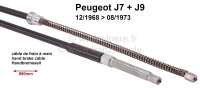 peugeot hand brake cable handbrake j7j9 1268 till 81973 P74437 - Image 1