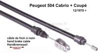 peugeot hand brake cable p 504 cabrio coupehand handle P74484 - Image 1