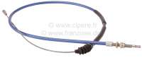 Citroen-2CV - P 505, hand brake cable. Suitable for Peugeot 505, starting from year of construction 09/1