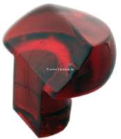 Citroen-2CV - Light cap half (mushroom form), color red. These mushroom-shaped lights were mounted at ma