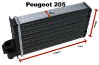 peugeot heating ventilation p 205 heater radiator dimension 234 x 140 P72394 - Image 1