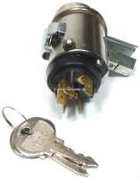 Peugeot - Starter lock (in the dashboard), suitable for Peugeot 403 + 404 (first version). 3x connec