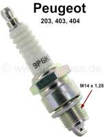 peugeot ignition spark plug 203 4037 4038 404 first models P73412 - Image 1