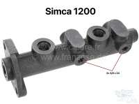 peugeot main brake cylinder simca 1200 master dual circuit P74462 - Image 1