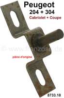 Peugeot - P 204/304, hinge bolt (fixture) for the tail gate spring (opener). Suitable for Peugeot 20