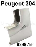 peugeot p 304 chrome corner down on right rear window P77759 - Image 1