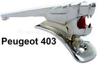 Peugeot - P 403, lion emblem for the bonnet. Suitable for Peugeot 403. Solid made of metal.