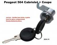 peugeot p504 lock glove box 504 P77634 - Image 1