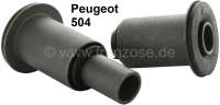 Alle - P 504, bonded-rubber bushing for the wishbone (rear axle). Suitable for Peugeot 504 sedan,
