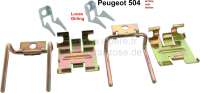 peugeot rear wheel brake hydraulic parts p 504 pads assembly P74651 - Image 1