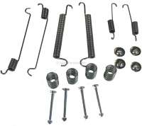 peugeot rear wheel brake hydraulic parts shoes assembly set 304 P74087 - Image 1