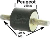 Peugeot - Rubber Silent bearing for the air filter. Suitable for Peugeot 404, 504 + 604. Or. No. 143