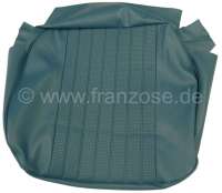 peugeot seat covers front p 204 vinyl turquoise 3172 cushion P78589 - Image 1