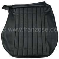 peugeot seat covers front p 504 vinyl black centrically whistles P78642 - Image 1