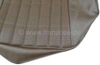Peugeot - P 504, vinyl dark-brown, centrically tubing design. Cushion cover in front. Suitable for P