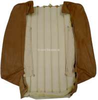 Peugeot - P 504C, leather brown, backrest cover seat in front, Peugeot 504 Cabrio + Coupé. (for lar