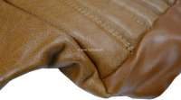 Peugeot - P 504C, leather brown, backrest cover seat in front, Peugeot 504 Cabrio + Coupé. (for lar