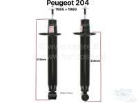 peugeot shock absorber suspension balls p 204 rear 2 fittings P72260 - Image 1
