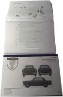 Peugeot - Parts catalogue for Peugeot 404, 2 volumes, 1000 pages.