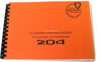 peugeot spare part catalogue parts catalog 204 P78144 - Image 1