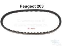 Alle - V-belt 17x8889mm. Suitable for Peugeot 203.