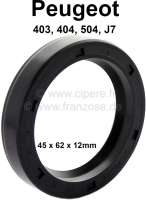 peugeot wheel bearings bearing oil seal ring 45x62x12 403 404 504 P73491 - Image 1